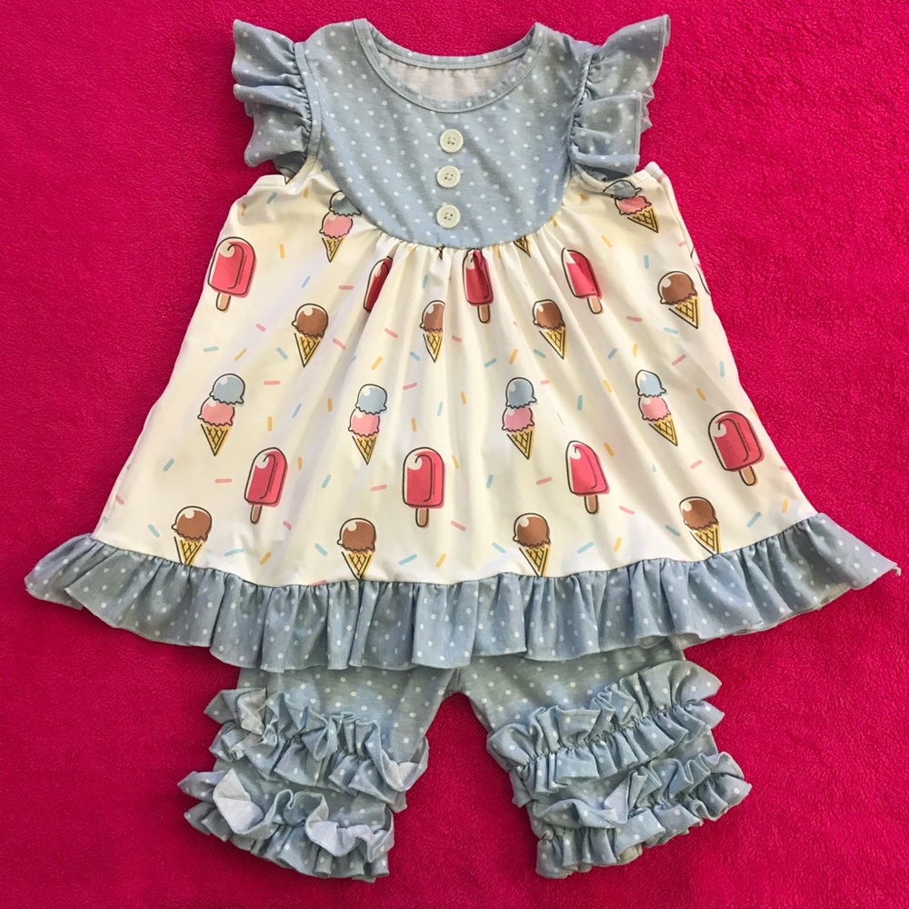 Adorable Boutique Ruffle Toddler Clothes Size 4T